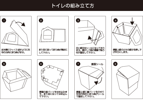 ラビンエコ洋式簡易トイレ