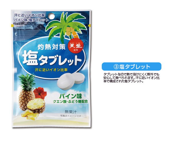 熱中対策キット(スケルトンバッグ/15点セット)
