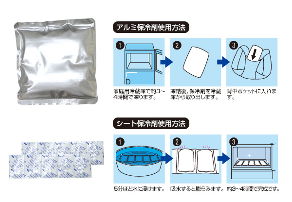 アイスバックダブル保冷剤セット