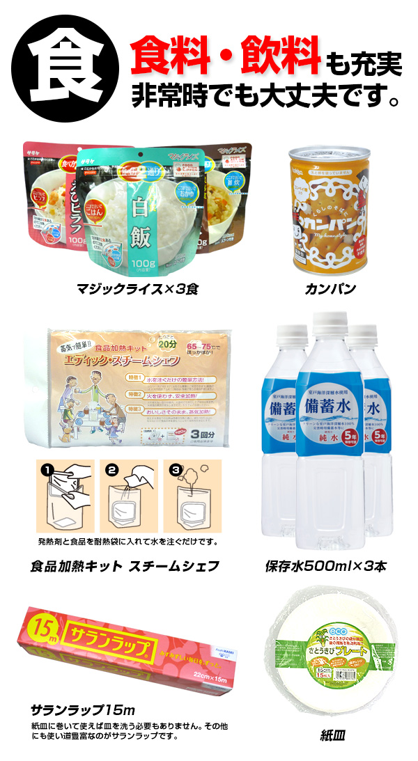 防災38点セット