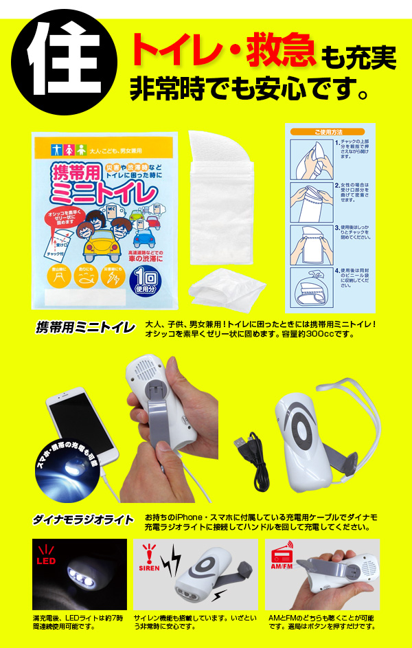 防災38点セット