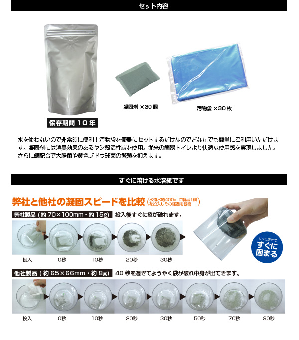 抗菌性非常用トイレ