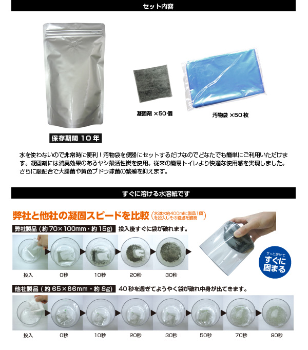 抗菌性非常用トイレ