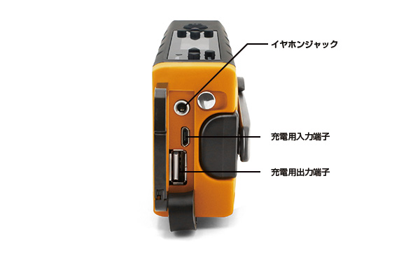 ダイナモ充電ラジオライト