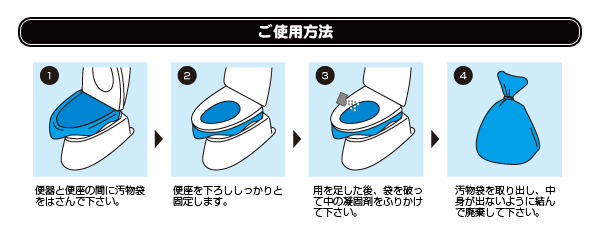 くまモン非常用トイレ
